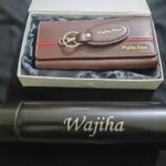 Customize women wallet and temperature screen bottle