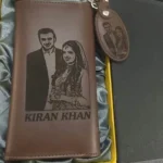 LETHER COAT WALLET AND KEYCHIAN